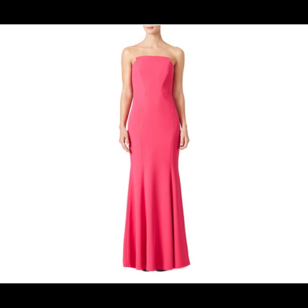 Jill Jill Stuart Peony Strapless Gown